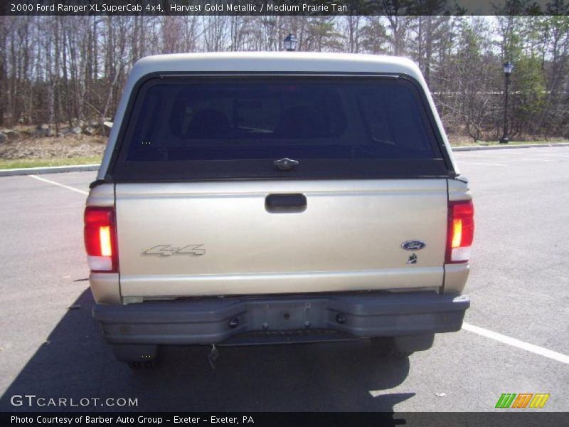 Harvest Gold Metallic / Medium Prairie Tan 2000 Ford Ranger XL SuperCab 4x4