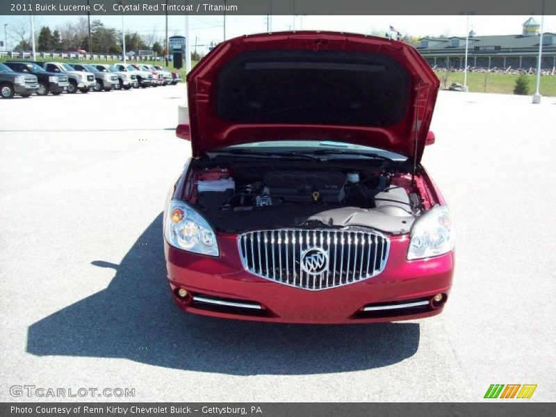 Crystal Red Tintcoat / Titanium 2011 Buick Lucerne CX