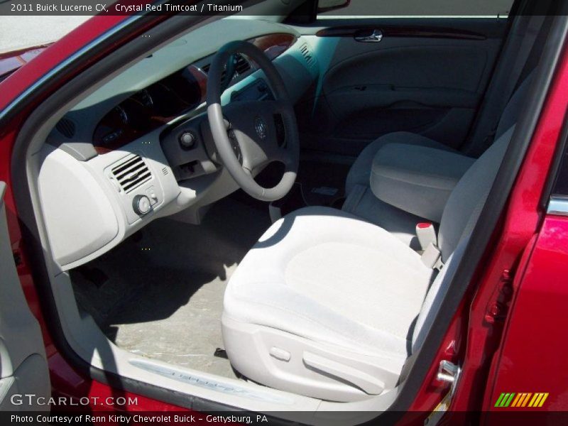 Crystal Red Tintcoat / Titanium 2011 Buick Lucerne CX