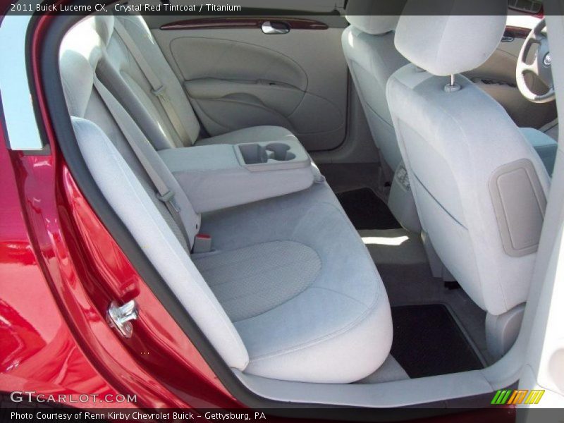Crystal Red Tintcoat / Titanium 2011 Buick Lucerne CX