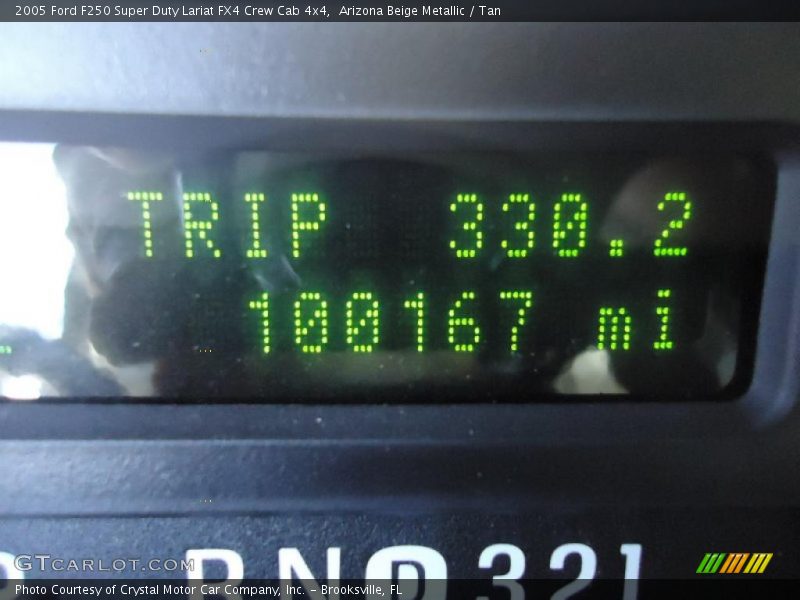 Arizona Beige Metallic / Tan 2005 Ford F250 Super Duty Lariat FX4 Crew Cab 4x4