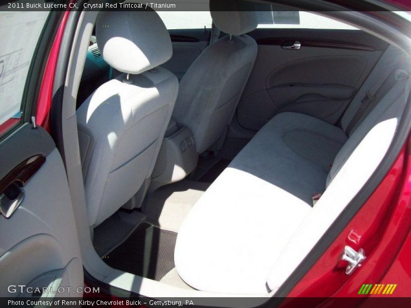 Crystal Red Tintcoat / Titanium 2011 Buick Lucerne CX