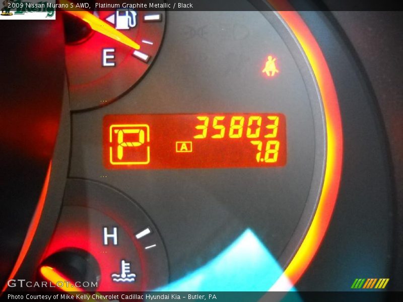 Platinum Graphite Metallic / Black 2009 Nissan Murano S AWD