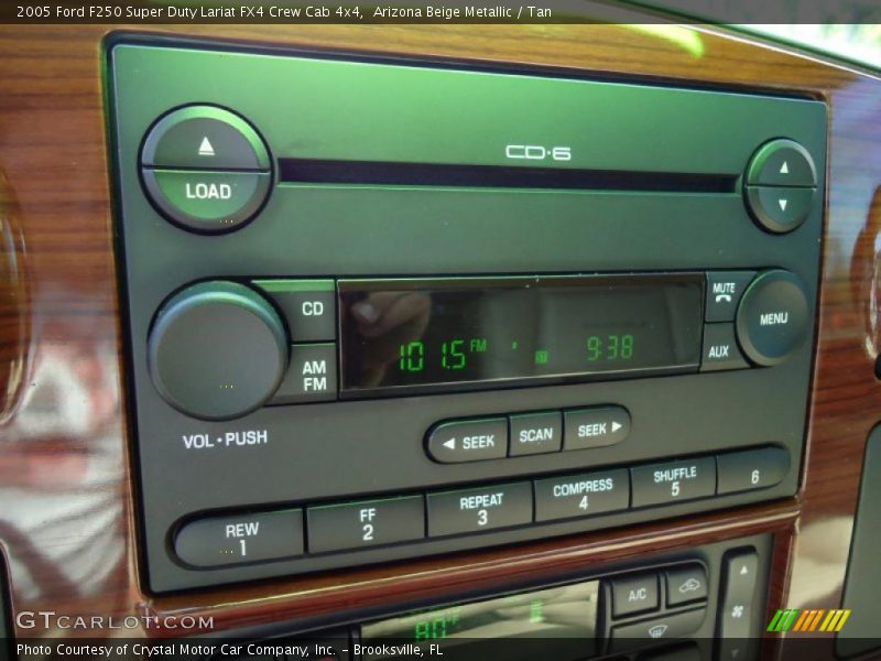 Arizona Beige Metallic / Tan 2005 Ford F250 Super Duty Lariat FX4 Crew Cab 4x4