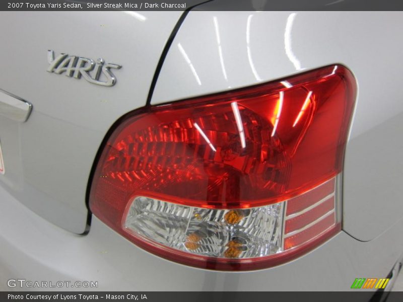 Silver Streak Mica / Dark Charcoal 2007 Toyota Yaris Sedan