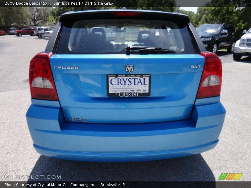 Surf Blue Pearl / Dark Slate Gray 2008 Dodge Caliber SXT