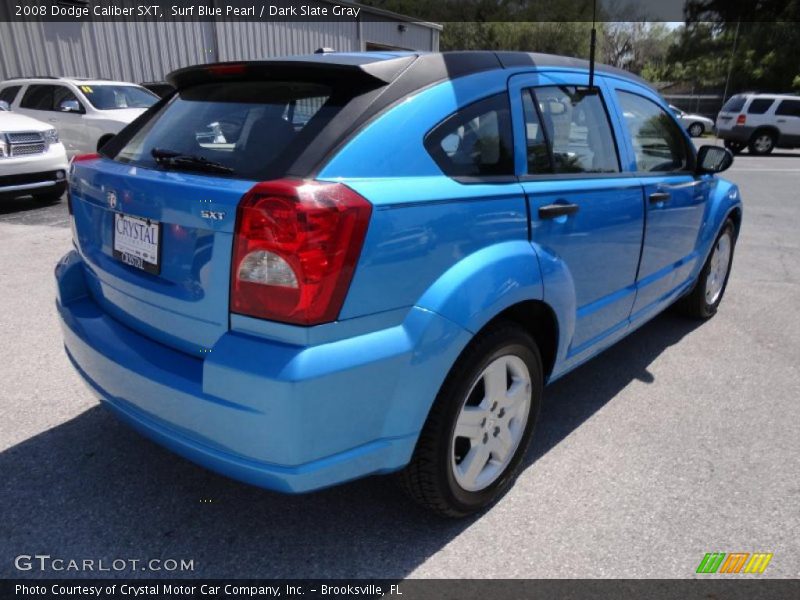 Surf Blue Pearl / Dark Slate Gray 2008 Dodge Caliber SXT