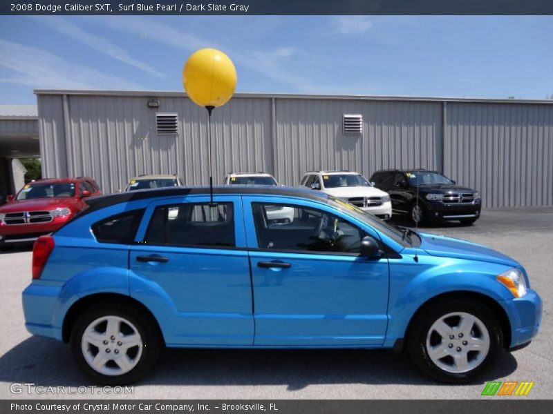 Surf Blue Pearl / Dark Slate Gray 2008 Dodge Caliber SXT