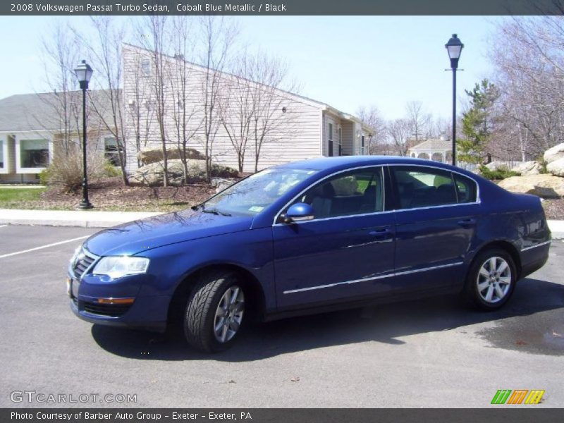 Cobalt Blue Metallic / Black 2008 Volkswagen Passat Turbo Sedan