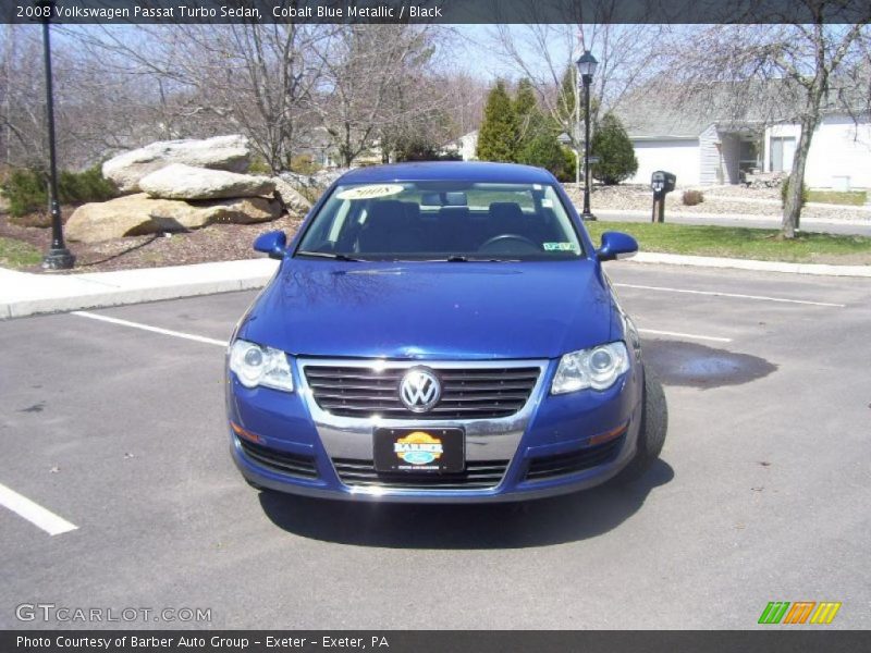 Cobalt Blue Metallic / Black 2008 Volkswagen Passat Turbo Sedan