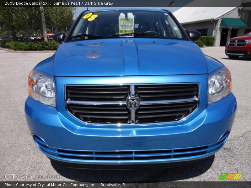 Surf Blue Pearl / Dark Slate Gray 2008 Dodge Caliber SXT