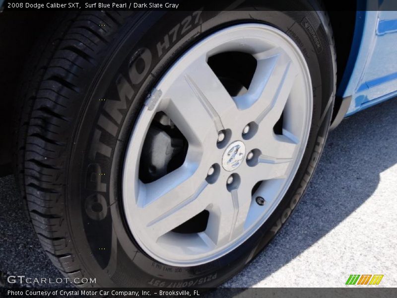 Surf Blue Pearl / Dark Slate Gray 2008 Dodge Caliber SXT