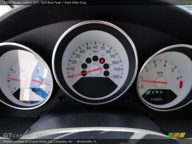 Surf Blue Pearl / Dark Slate Gray 2008 Dodge Caliber SXT