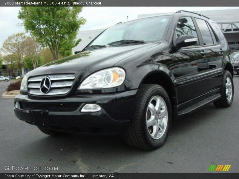 Black / Charcoal 2003 Mercedes-Benz ML 500 4Matic