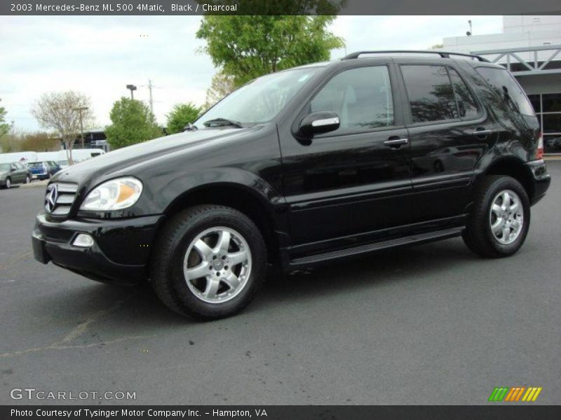 Black / Charcoal 2003 Mercedes-Benz ML 500 4Matic