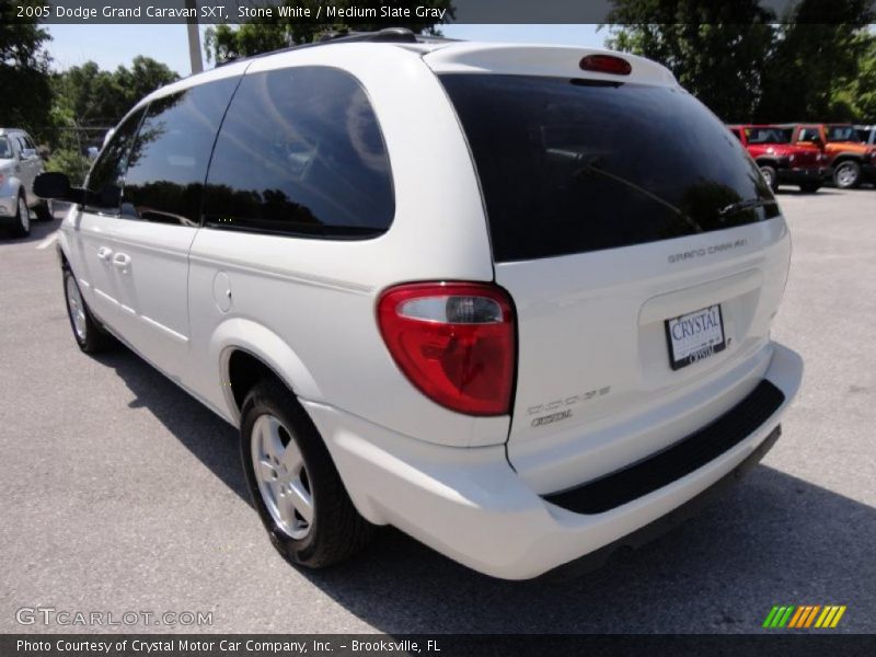 Stone White / Medium Slate Gray 2005 Dodge Grand Caravan SXT