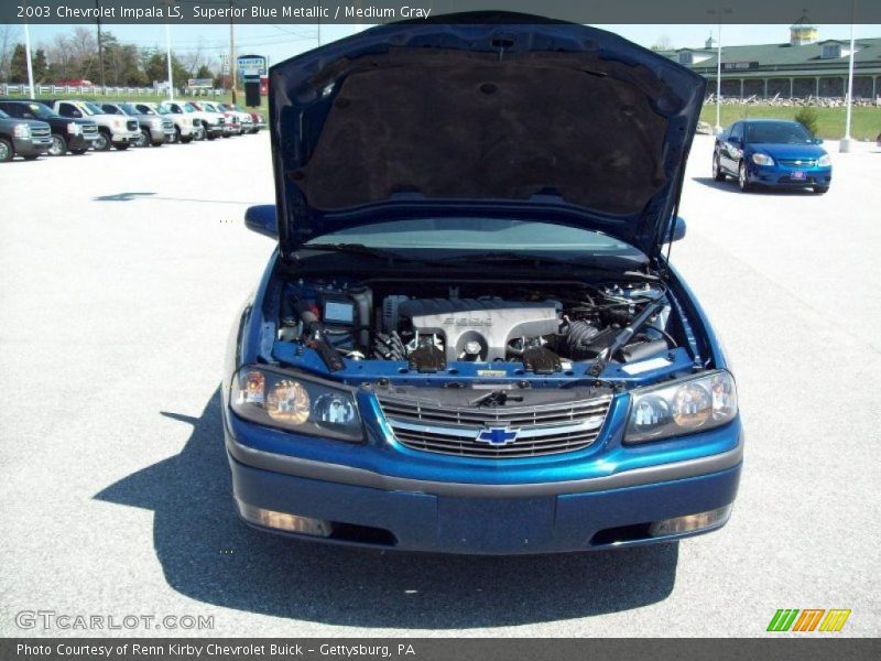 Superior Blue Metallic / Medium Gray 2003 Chevrolet Impala LS