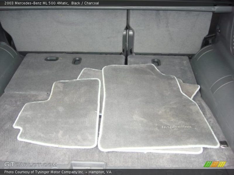 Black / Charcoal 2003 Mercedes-Benz ML 500 4Matic