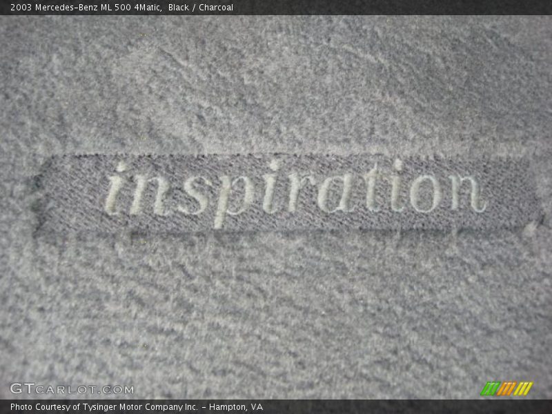 Black / Charcoal 2003 Mercedes-Benz ML 500 4Matic