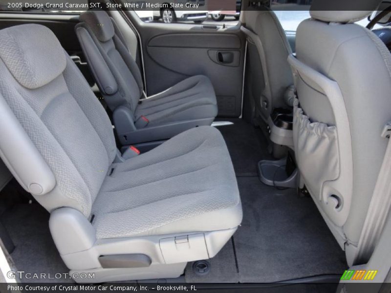 Stone White / Medium Slate Gray 2005 Dodge Grand Caravan SXT