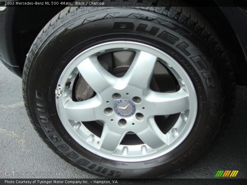  2003 ML 500 4Matic Wheel