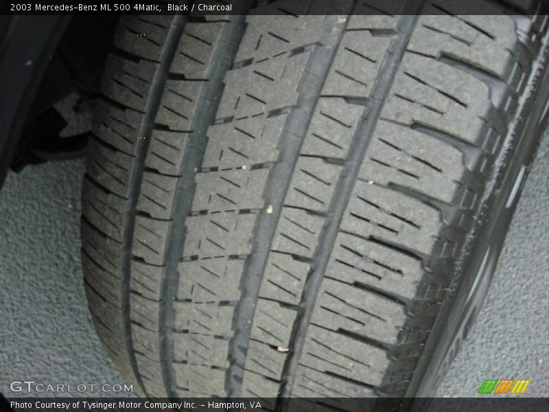 Black / Charcoal 2003 Mercedes-Benz ML 500 4Matic