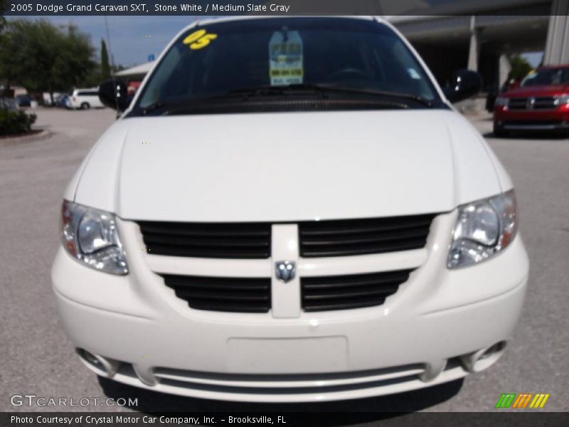 Stone White / Medium Slate Gray 2005 Dodge Grand Caravan SXT