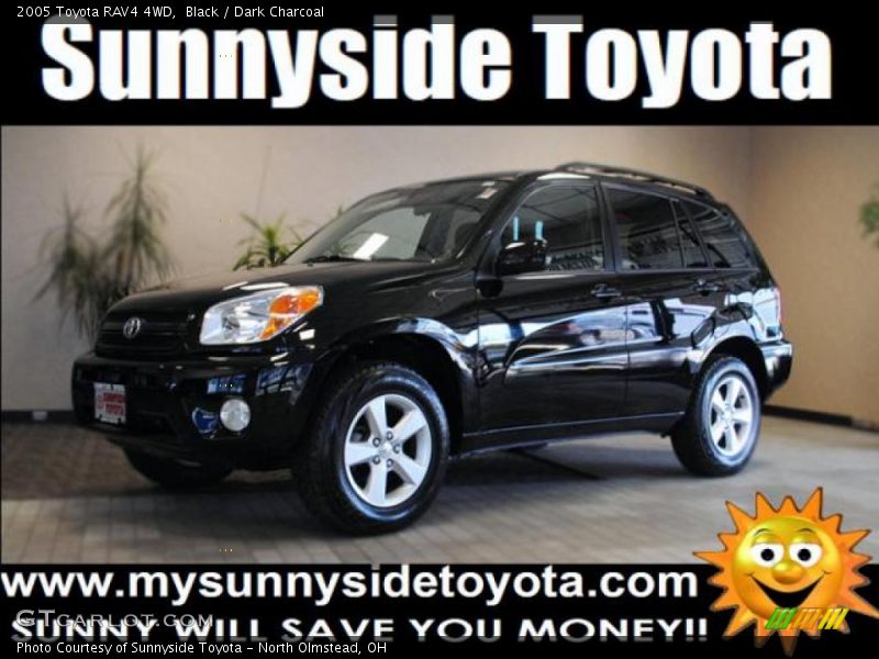Black / Dark Charcoal 2005 Toyota RAV4 4WD