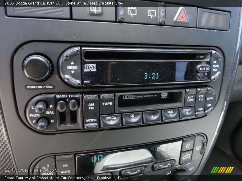 Stone White / Medium Slate Gray 2005 Dodge Grand Caravan SXT