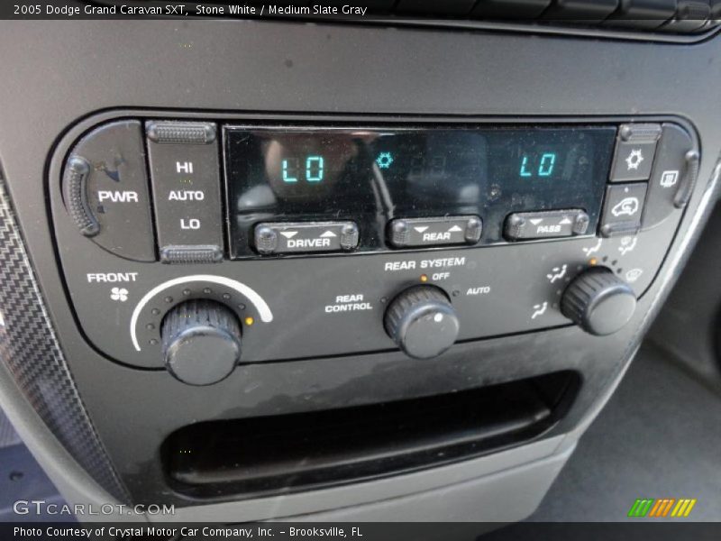 Stone White / Medium Slate Gray 2005 Dodge Grand Caravan SXT