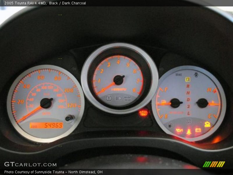 Black / Dark Charcoal 2005 Toyota RAV4 4WD
