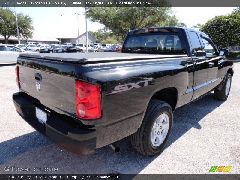  2007 Dakota SXT Club Cab Brilliant Black Crystal Pearl