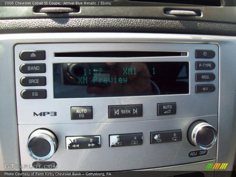 Controls of 2006 Cobalt SS Coupe