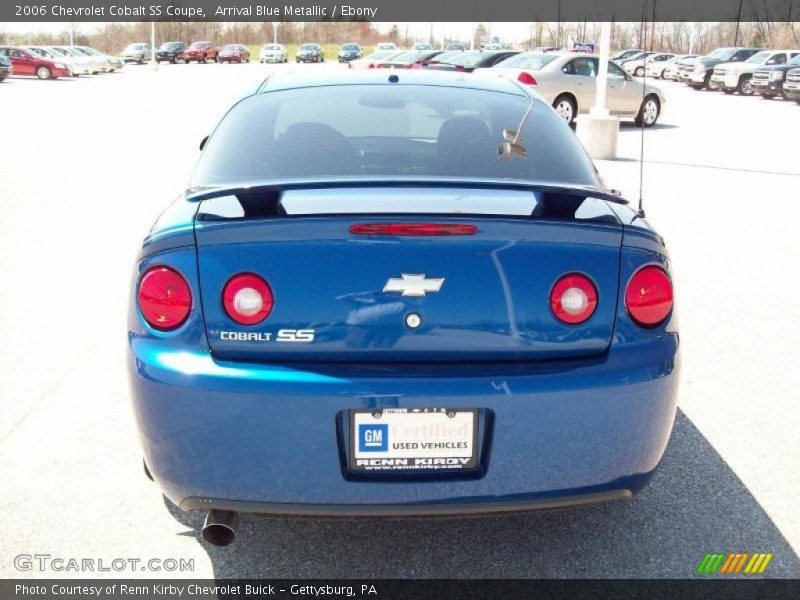 Arrival Blue Metallic / Ebony 2006 Chevrolet Cobalt SS Coupe