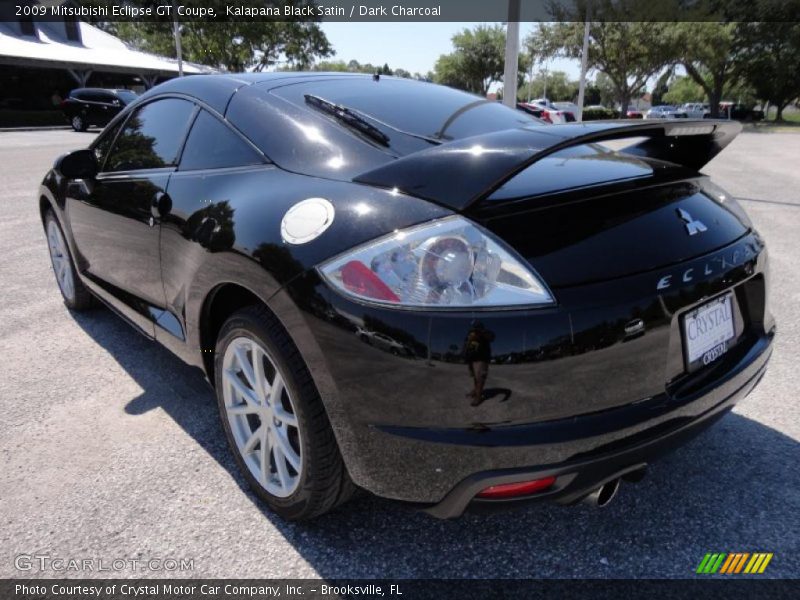 Kalapana Black Satin / Dark Charcoal 2009 Mitsubishi Eclipse GT Coupe