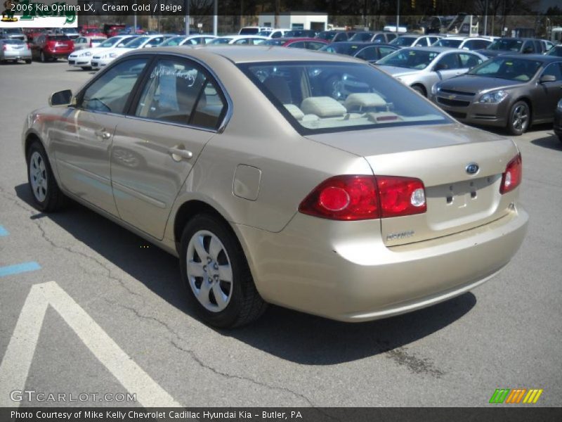 Cream Gold / Beige 2006 Kia Optima LX