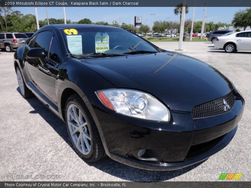 Kalapana Black Satin / Dark Charcoal 2009 Mitsubishi Eclipse GT Coupe