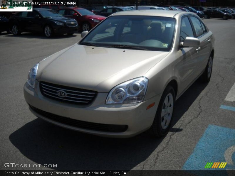 Cream Gold / Beige 2006 Kia Optima LX