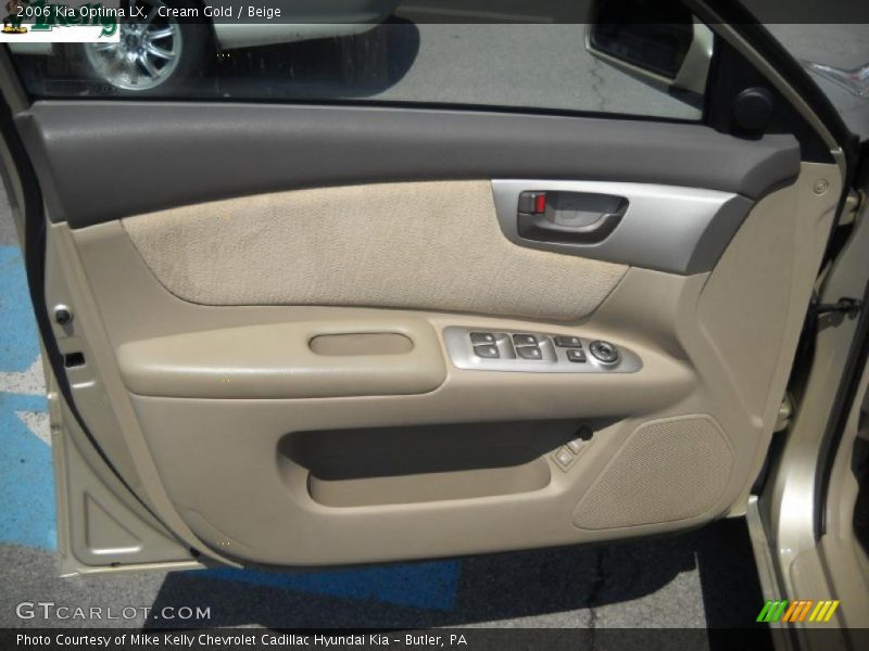 Cream Gold / Beige 2006 Kia Optima LX