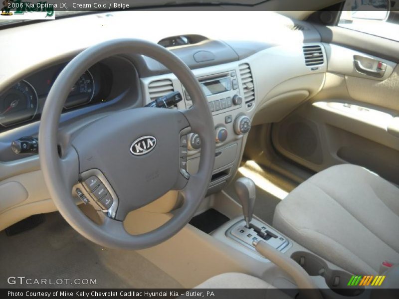 Cream Gold / Beige 2006 Kia Optima LX