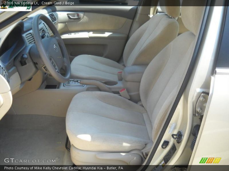 Cream Gold / Beige 2006 Kia Optima LX