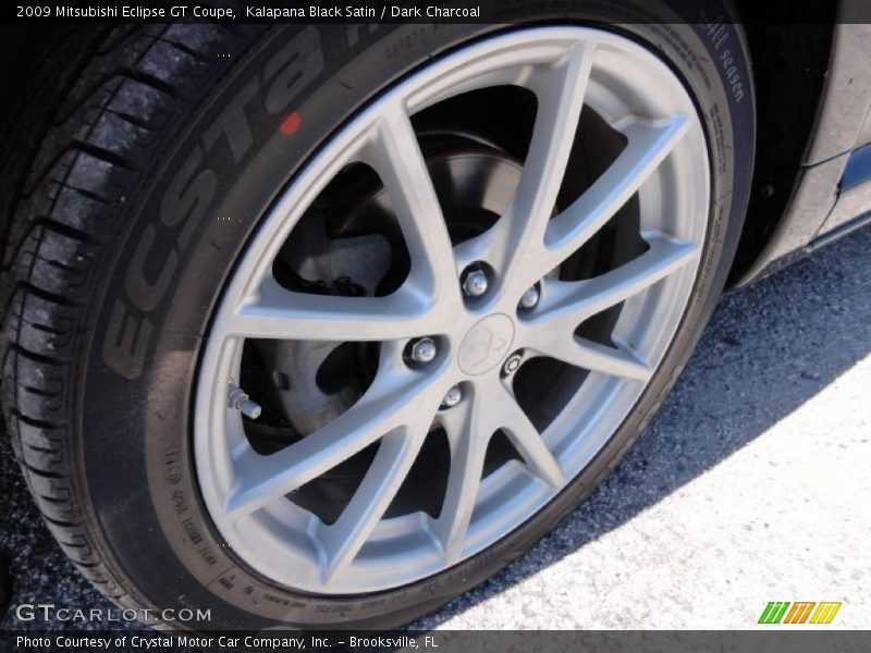 Kalapana Black Satin / Dark Charcoal 2009 Mitsubishi Eclipse GT Coupe
