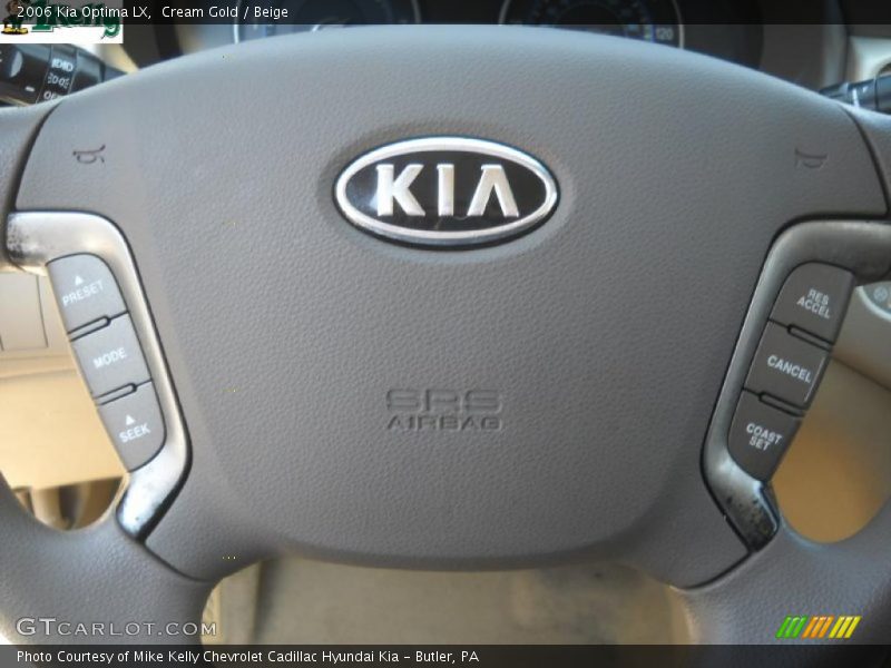 Cream Gold / Beige 2006 Kia Optima LX