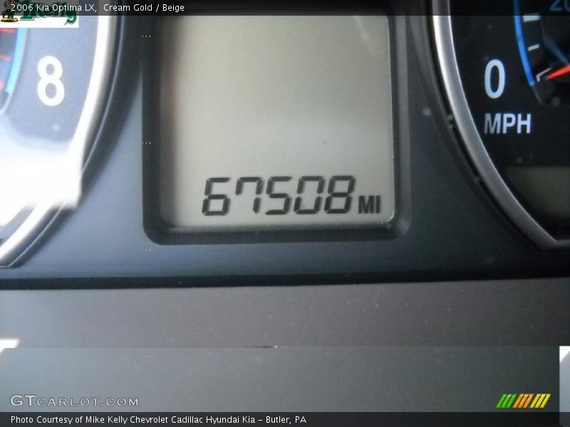 Cream Gold / Beige 2006 Kia Optima LX