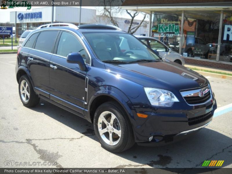 Deep Blue / Tan 2008 Saturn VUE XR AWD