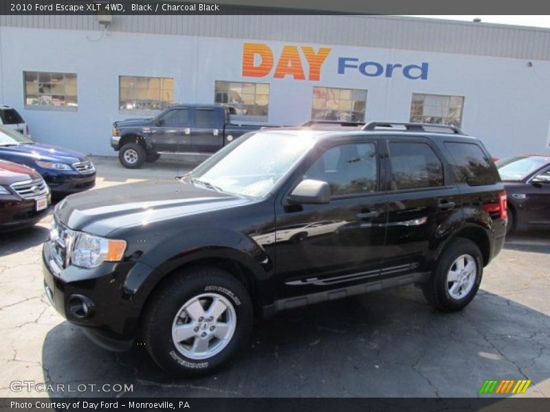 Black / Charcoal Black 2010 Ford Escape XLT 4WD