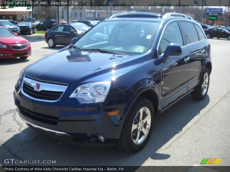 Deep Blue / Tan 2008 Saturn VUE XR AWD