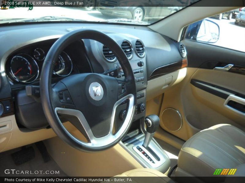 Deep Blue / Tan 2008 Saturn VUE XR AWD
