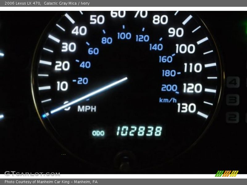 Galactic Gray Mica / Ivory 2006 Lexus LX 470