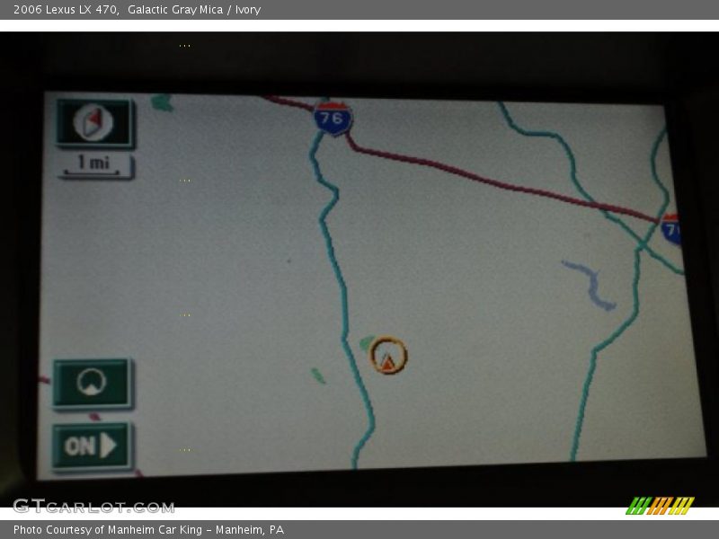 Galactic Gray Mica / Ivory 2006 Lexus LX 470